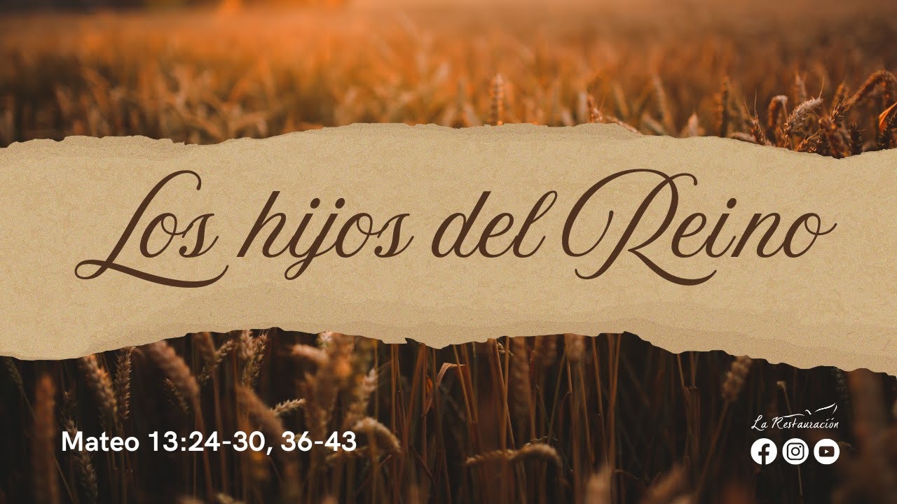 LOS HIJOS DEL REINO I Mateo 13 24 30 36 43 I Lunes 12 08 2024 YouTube los-hijos-del-reino-i-mateo-13-24-30-36-43-i-lunes-12-08-2024-youtube