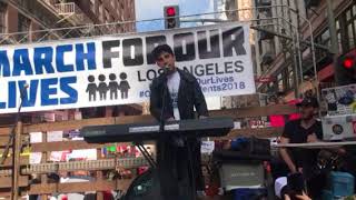 Ray Goren Oh Lord Performed During March For Our Lives La