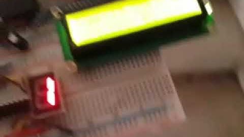 Elevator height display project using AVR atmega32 - mpl3115 module