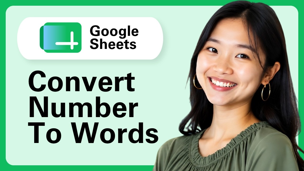 How To Convert Number To Words In Google Sheets || Number To Text - YouTube