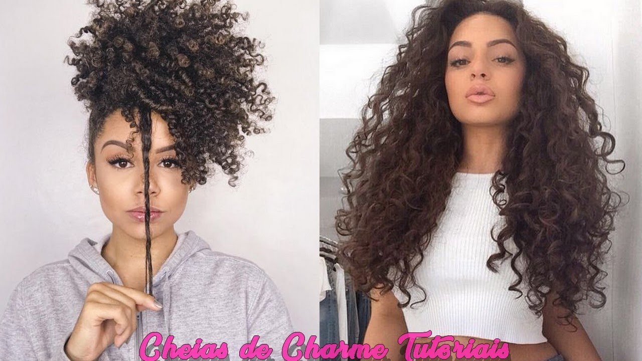 Os Cabelos Cacheados Mais Lindos do Instagram #5 😍 Cheias de Charme  Tutoriais 