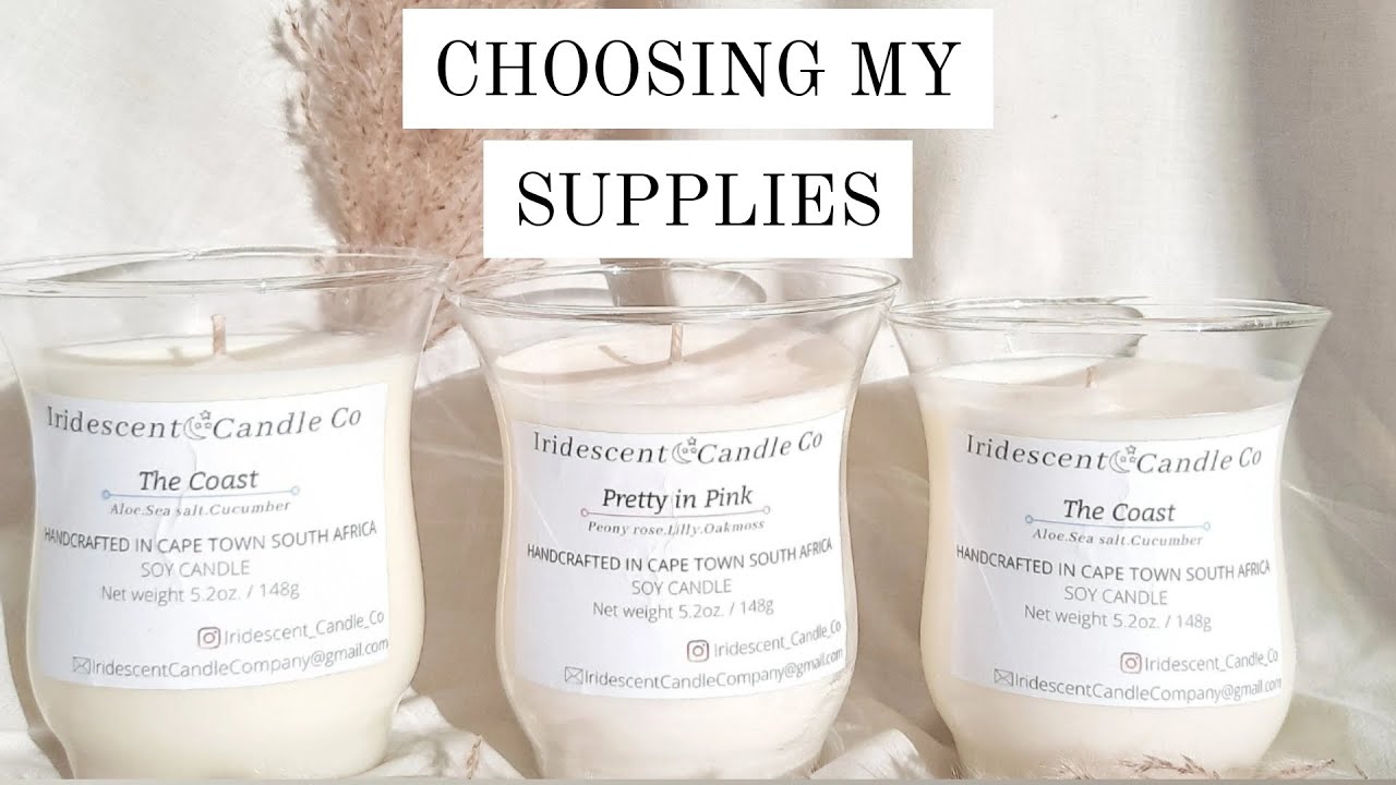 How I Chose My Supplies For My Candle Business ( Wax, Wicks, Jars etc