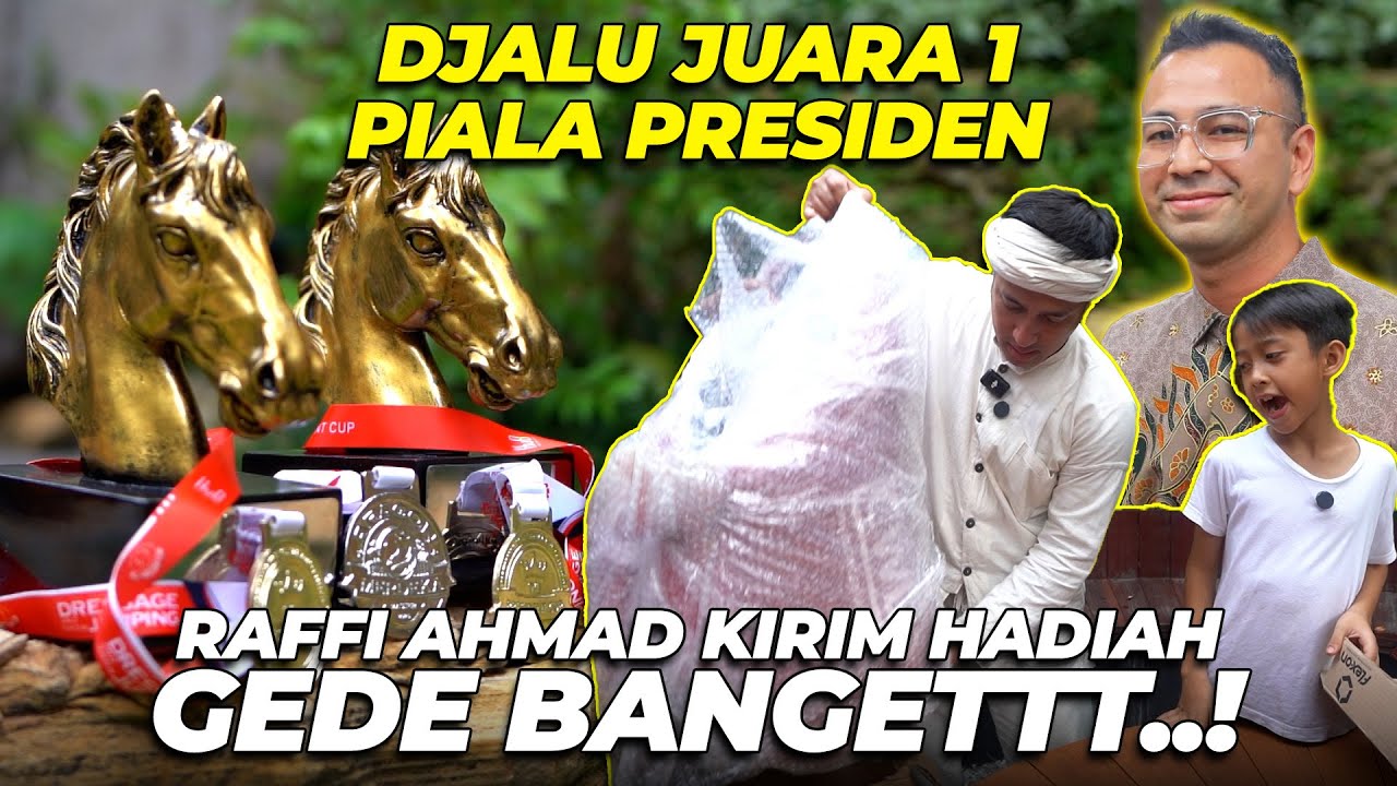 SYOKK..! RAFFI AHMAD KASIH HADIAH GEDE BANGET UNTUK DJALU JUARA 1 DI PIALA PRESIDEN...!!
