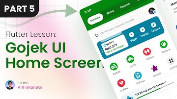 Flutter UI Membuat Thema | Gojek Home Screen - Part 5