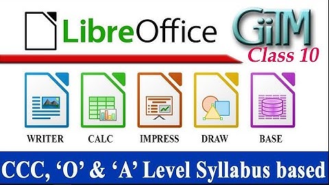 #10 LibreOffice Complete Writer Table Menu Part 2 |GIITM
