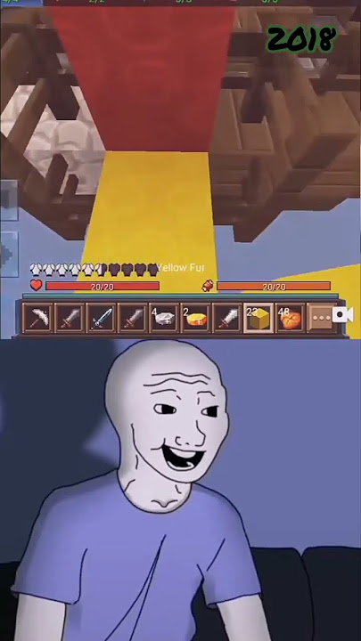 Blockman Go Bed Wars 2023 Vs 2018❤️ #bedwars #blockmango #blockmangobedwars #egg #eggwars