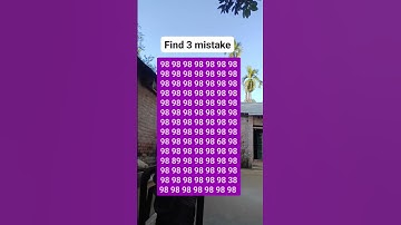 Find 3 mistake #reels #brainteasers #search #puzzle #find