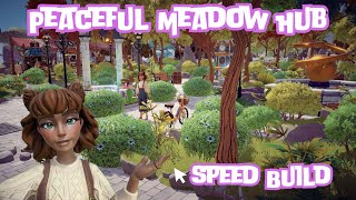 Peaceful Meadow Design in Disney Dreamlight Valley  Speed Build