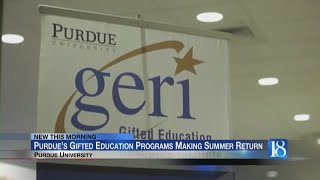 Purdue's gifted student programs return to campus this summer