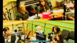 [Kryber Moment] #10 110505 Amber unnie's tongue is really long
