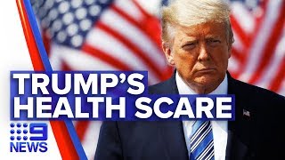 Coronavirus: Donald Trump has coronavirus scare | Nine News Australia