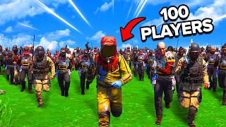 I Put 100 Players On A Modded Server In Rust...