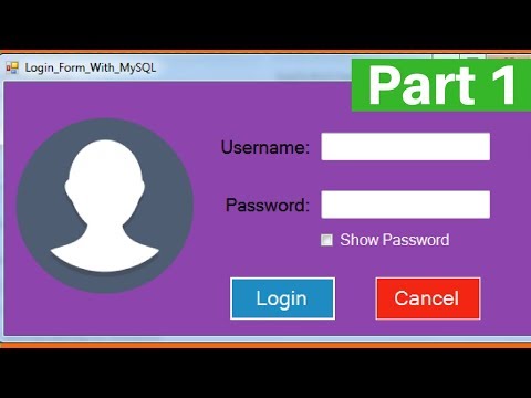 VB.NET - How To Create Login Form With MySQL Database Using Visual Basic .Net [with source code] P_1