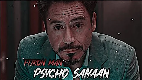 Psycho Saiyaan Ft.tony Stark Edit😱😎 | Psycho Saiyaan X Iron Man Status #tonystark