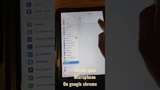 Enable ipad microphone (google chrome/google meet) screenshot 5