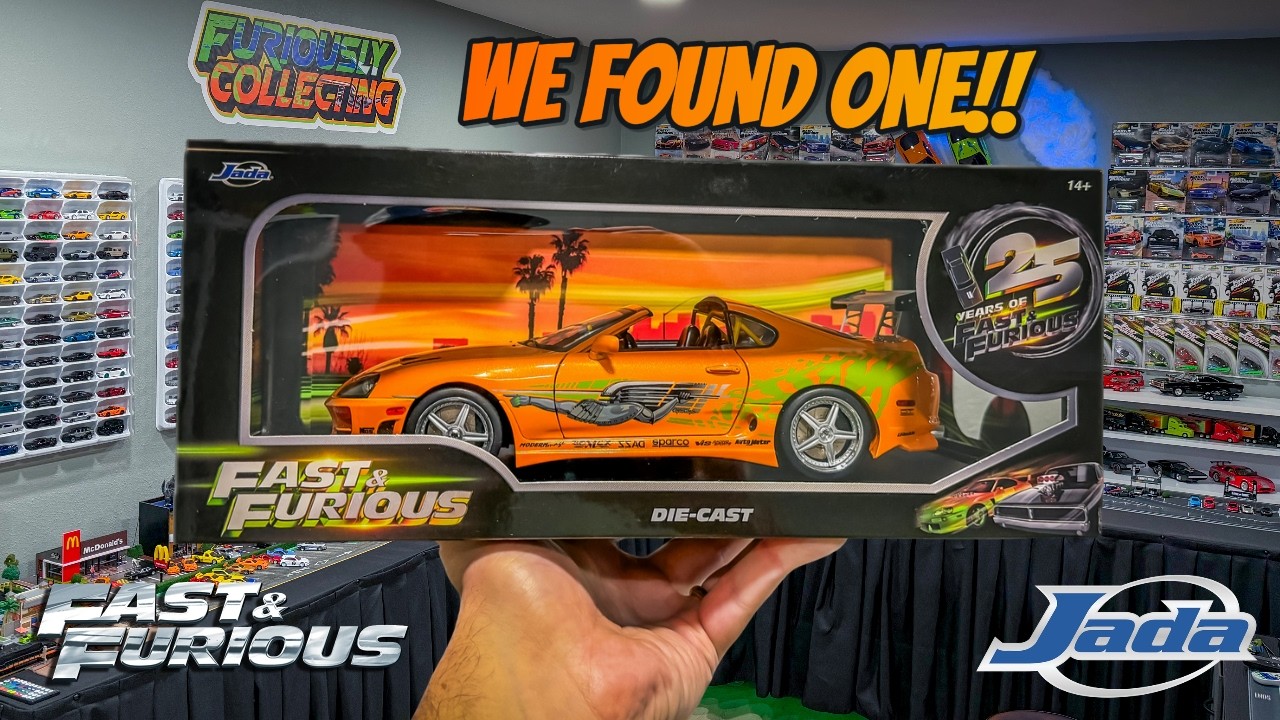 NEW* Jada 1/18 Fast & Furious PAUL WALKER Supra Unboxing! - YouTube