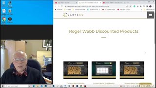 Roger Webb Carveco discount page on the Carveco website