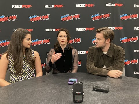 NYCC 2023 - The Way Home interview - Chyler Leigh, Evan Williams and Sadie Laflamme-Snow