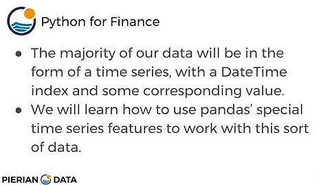 Introduction to Time Series with Pandas