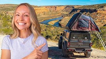 Camping on the Edge of Colorado’s Remote Desert Canyon