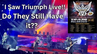 Triumph- Rock & Roll Machine Reloaded Tour 2026. I went to the Hamilton On show. Here’s my take! 