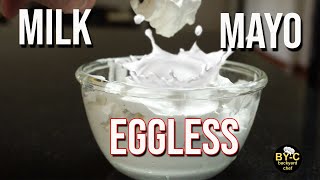 Eggless Mayonnaise - Milk Mayonnaise
