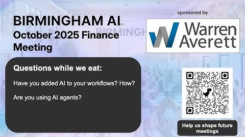 Excel and Claude Code: AI Transforming Finance | Birmingham AI Finance Breakout October 2025 Meetup