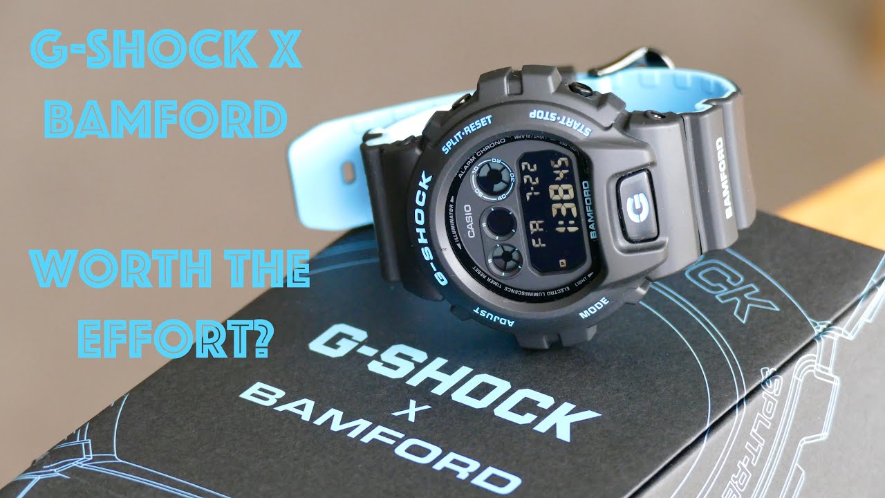 G-Shock X Bamford DW-6900BWD: Unlike the Moonswatch, people had a
