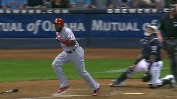 CIN@MIL: Phillips breaks tie with two-run single