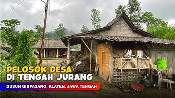 PELOSOK DESA DI TENGAH JURANG !! Pemandangan Alam Jembatan Girpasang - Cerita Desa Tegalmuyo, Klaten