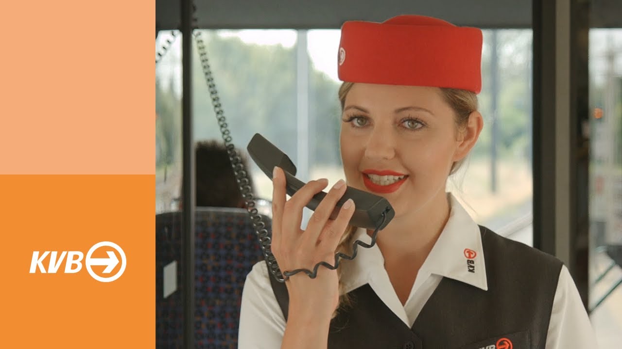 Stewardessen in der Bahn? Willkommen an Bord der KVB!