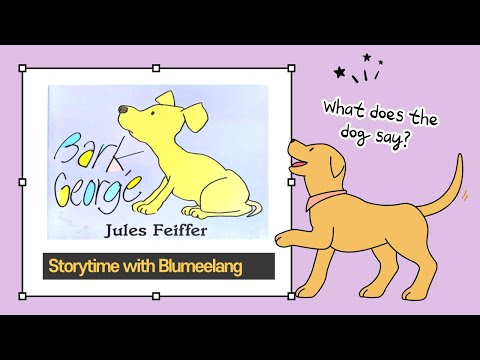 영어그림책]Bark, George l By Jules Feiffer l Read aloud l Kids