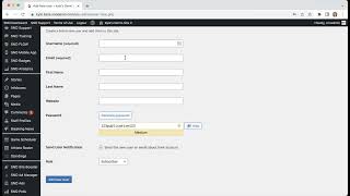 Adding & Editing Users