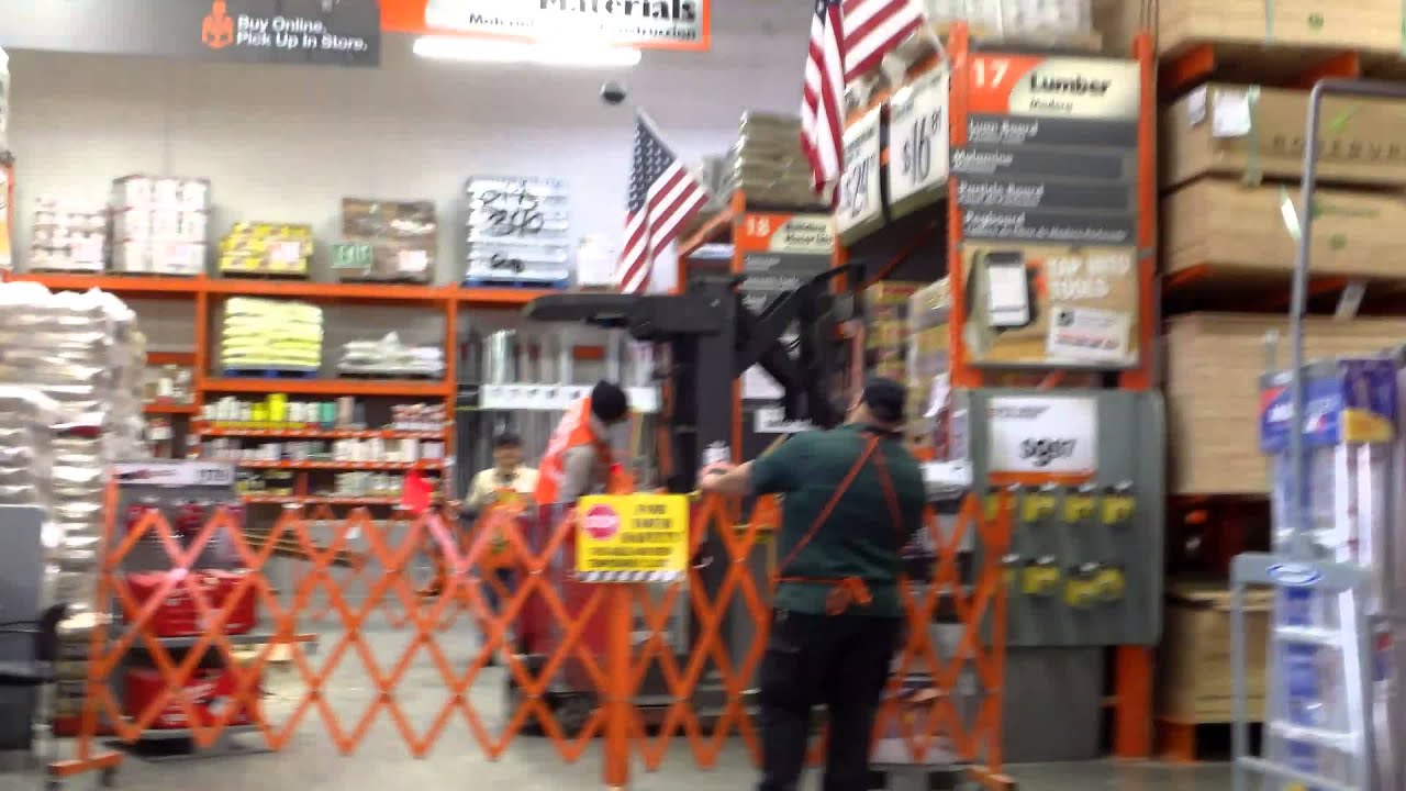 Another Video of the Unknown Freight Lift at the Home Depot in ...