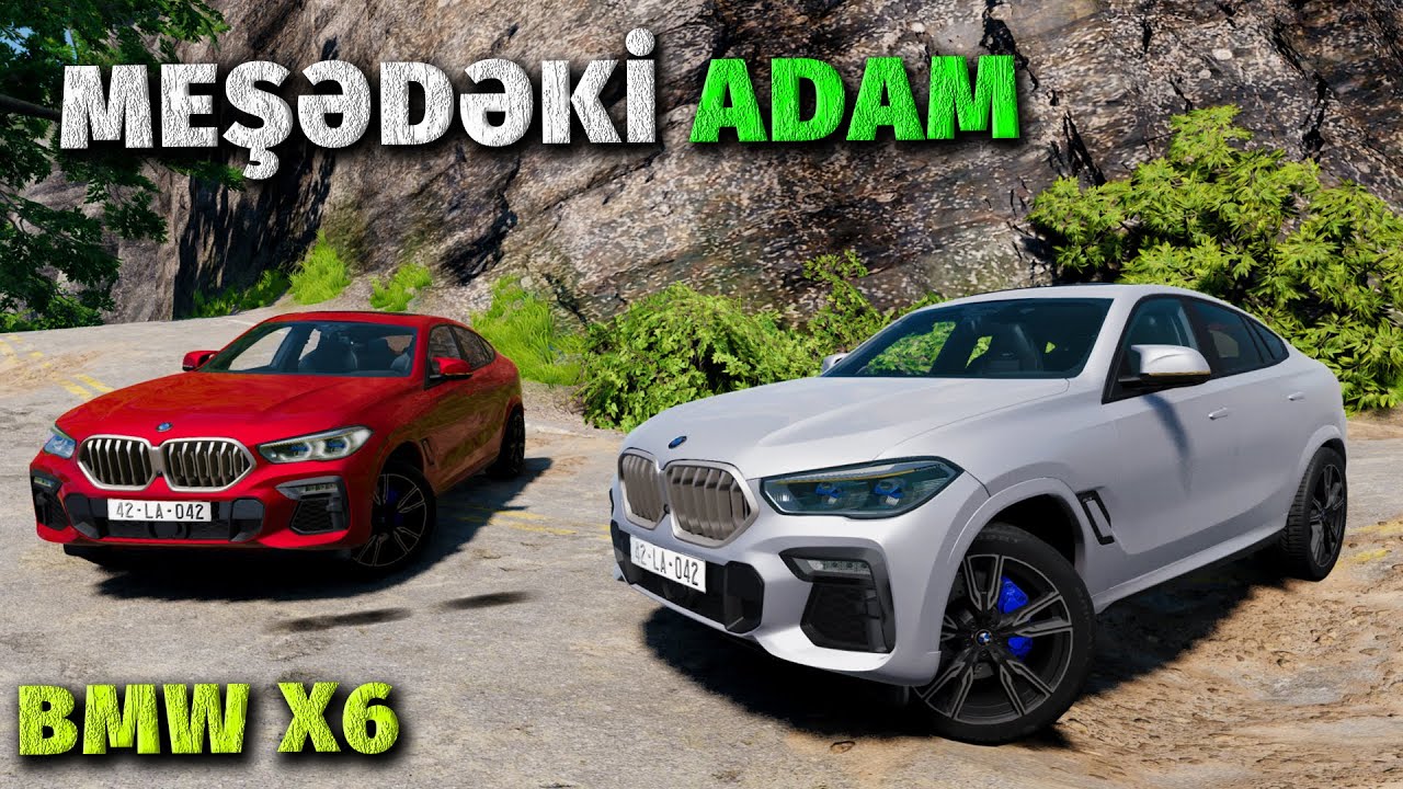 MEŞƏLİK'də OYANAN ADAM | BMW  X6 | BeamNG.Drive | Maşın Oyunları | #sahmarehmedov
