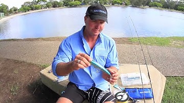 How to attach or replace hooks to a stickbait