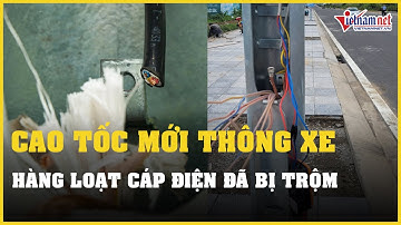 Mới thông xe, hàng loạt cáp điện trên đường song hành cao tốc TP.HCM bị trộm | Báo VietNamNet