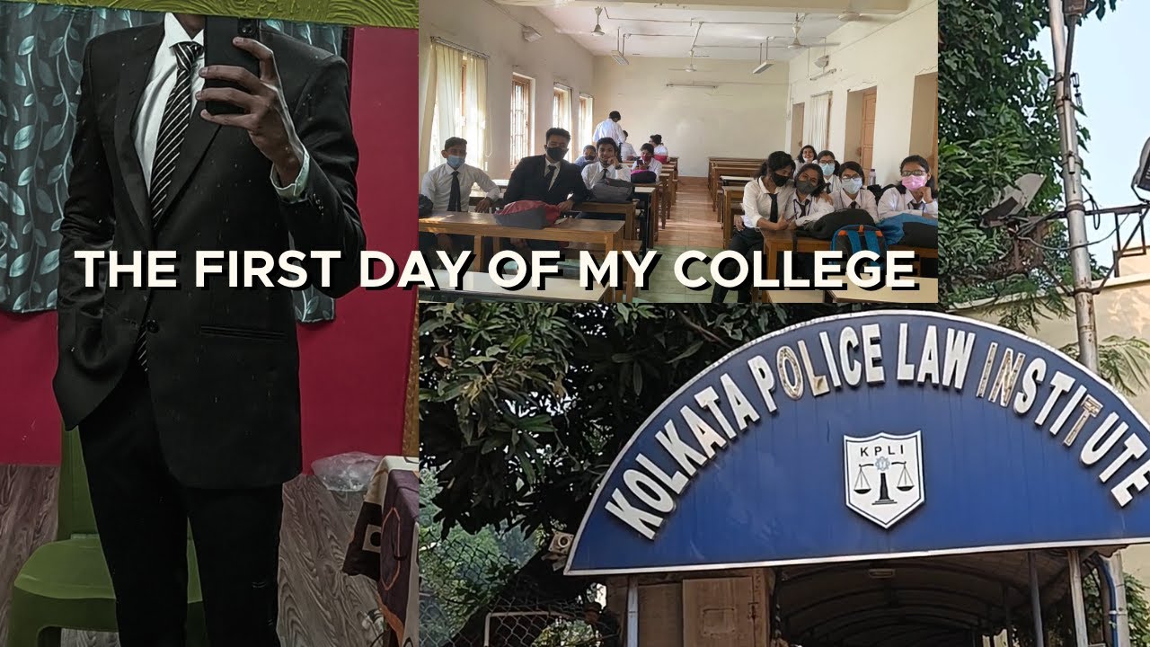 My first day of Law School Kolkata Police Law Institute college tour
