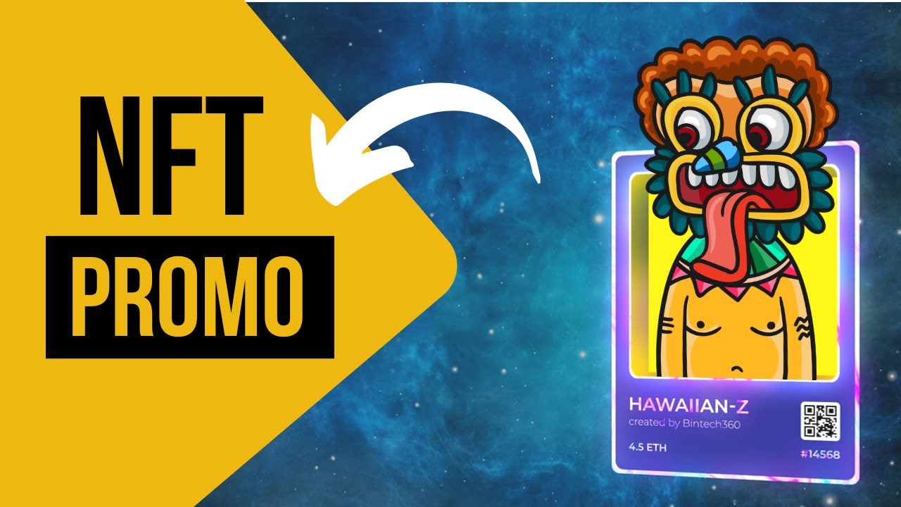 🙉 NFT Promo Intro Video Template [ID 16] ¦ [3 versions included] How to Promote NFTs