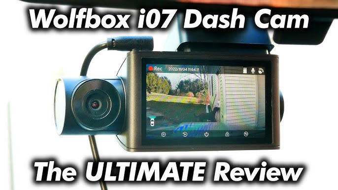 WOLFBOX D07 4K Dash Cam Front and Rear Car Camera