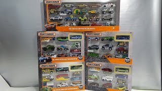 Matchbox 10-packs and a 20-pack from 2017, 2016 and 2014