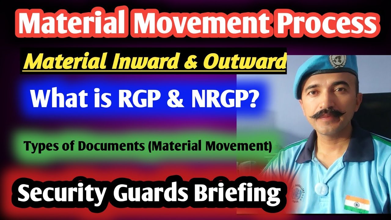 Material Movement Process, RGP and NRGP kya hota hai😊 Inward and ...