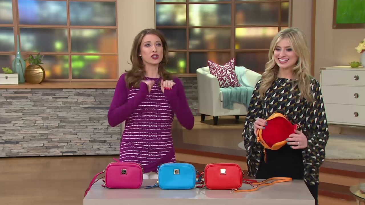 Dooney & Bourke Saffiano Leather Sawyer Crossbody on QVC 