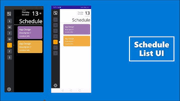 Design Schedule App UI In .NET MAUI Application