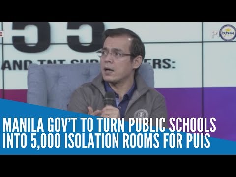 Manila gov’t to turn public schools into 5,000 isolation rooms for PUIs