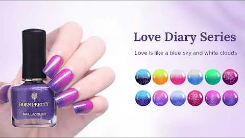 BORN PRETTY Glitter Color Changing Nail Polish