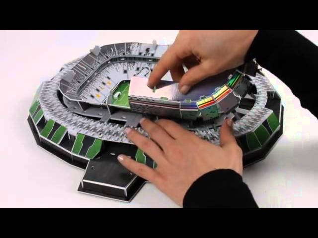 Nanostad 3D-Puzzle Juventus Stadium Tutorial [deutsch] - YouTube