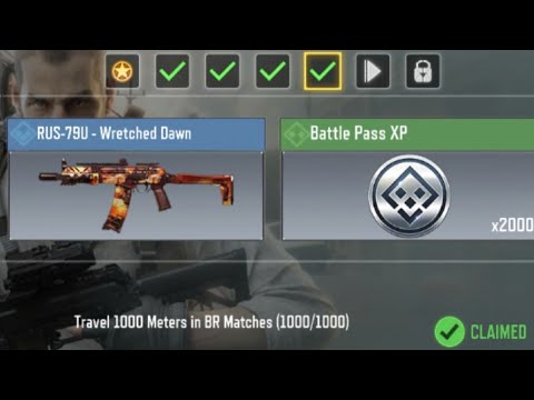 cod mobile travel 1000 meters in br matches