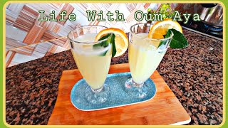 عصير الحامض منعش و باسرع طريقة سهل التحضير و رائع jus au citron 