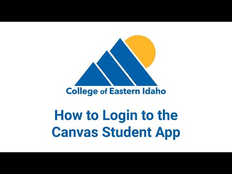 Students: How to Login to the Canvas Student App